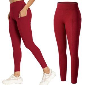 Women High Waist Leggings With Pocket Butt Lift